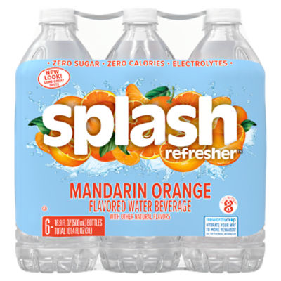 Splash Blast Mandarin Orange Flavor, Water Beverage