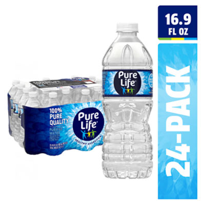 Pure Life Purified Water, 16.9 fl oz, 24 count