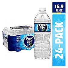 Pure Life Purified Water, 16.9 fl oz, 24 count