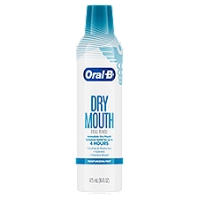 Oral-B Dry Mouth Oral Rinse Mouthwash, Moisturizing Mint, 475 mL (16 fl oz)