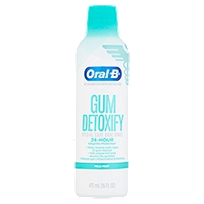 Oral-B Gum Detoxify Mouthwash Special Care, Oral Rinse, 16.06 Fluid ounce