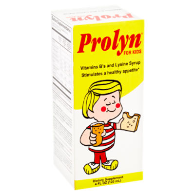 Prolyn Vitamins B's and Lysine Syrup Dietary Supplement for Kids, 4 fl oz