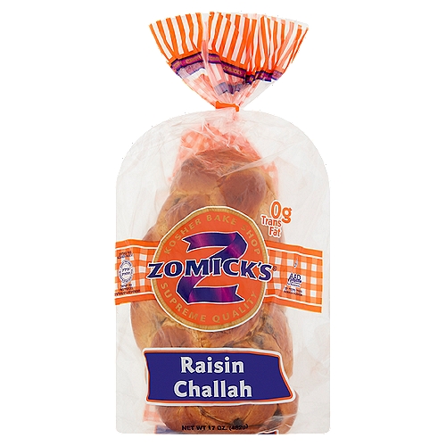 Zomick's Raisin Challah, 17 oz