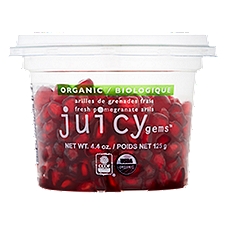Juicy Gems Organic Fresh Pomegranate Arils, 4.4 oz