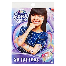 My Little Pony Tattoos, 4+, 50 count