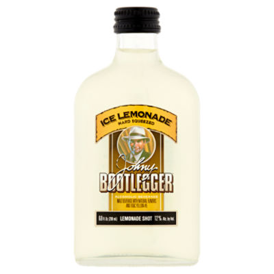 Johny BOOTLEGGER Hard Squeezed Ice Lemonade Shot Alcoholic Beverage, 6.8 fl oz