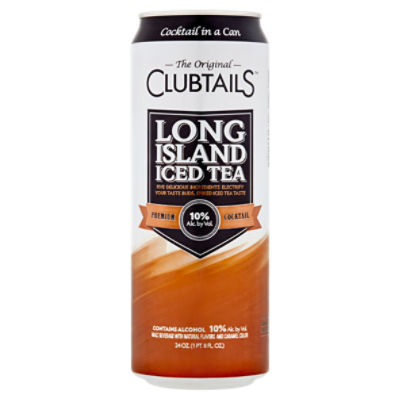 The Original Clubtails Cocktail in a Can: Long Island Iced Tea, 24 oz, 24 Ounce