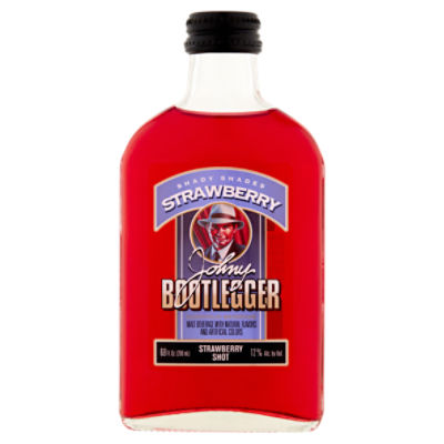 Johny BOOTLEGGER Shady Shades Strawberry Shot Alcoholic Beverage, 6.8 fl oz, 6.8 Fluid ounce