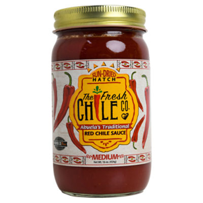 The Fresh Chile Co. Medium Abuela's Traditional Red Chile Sauce, 16 oz