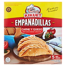 Kikuet Beef and Cheese Turnover Empanadillas, 5 count, 15.8 oz