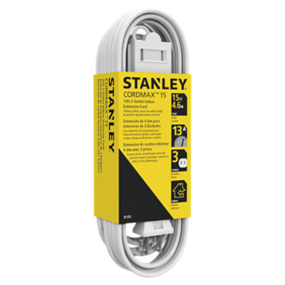 Stanley 31526 Grounded Heavy Duty Appliance Extension Cord, 6-Feet