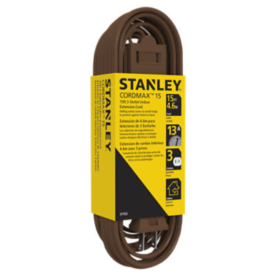 Stanley Power Cord 15' 16/3 Outdoor Extension Cord 