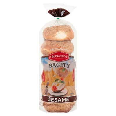 Bonanza Sesame Bagels, 6 count, 18 oz ShopRite