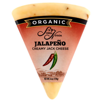 Sierra Nevada Organic Jalapeño Creamy Jack Cheese, 6 oz