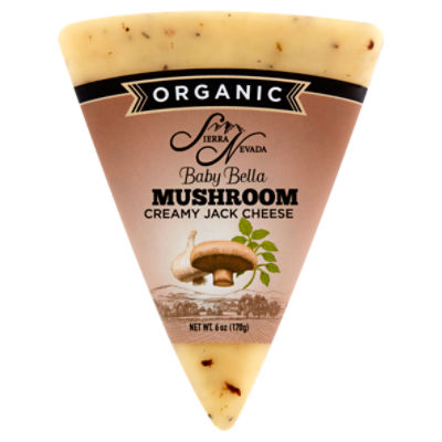 Sierra Nevada Organic Baby Bella Mushroom Creamy Jack Cheese, 6 oz 