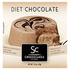 Say Cheese Diet Chocolate Cheesecakes, 2.5 oz