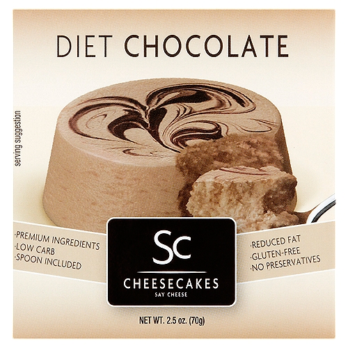 Say Cheese Diet Chocolate Cheesecakes, 2.5 oz