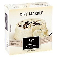 Say Cheese Diet Marble , Cheesecakes, 2.5 Ounce