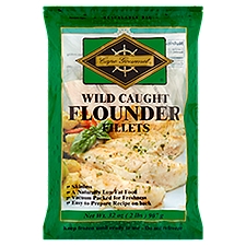 Cape Gourmet Flounder Fillets, Wild Caught, 32 Ounce