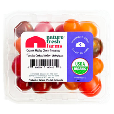 Nature Fresh Farms Organic Medley Cherry Tomatoes, 10 oz