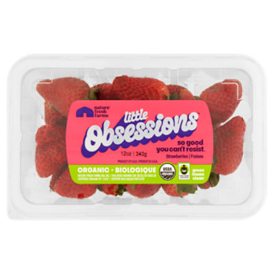 Fresh Organic Strawberries, 10 oz