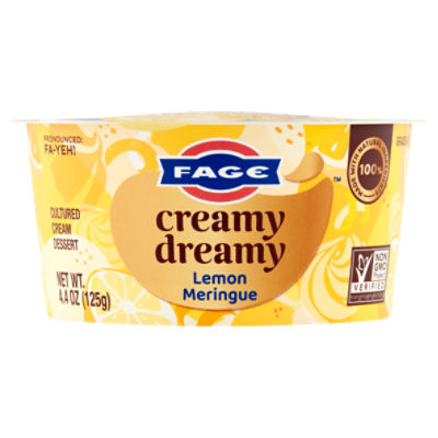 Fage Creamy Dreamy Lemon Meringue Cultured Cream Dessert, 4.4 oz