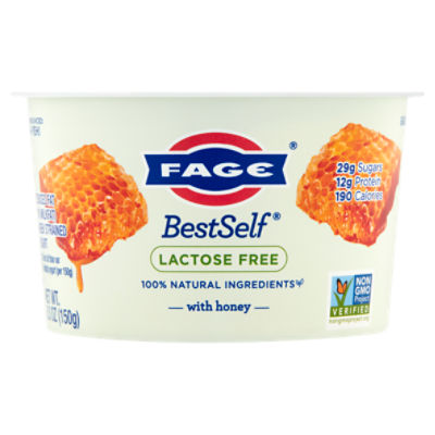 Fage BestSelf Lactose Free Reduced Fat (2 Milkfat) with Honey Greek