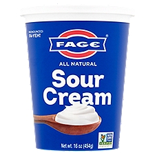 Fage All Natural, Sour Cream, 16 Ounce