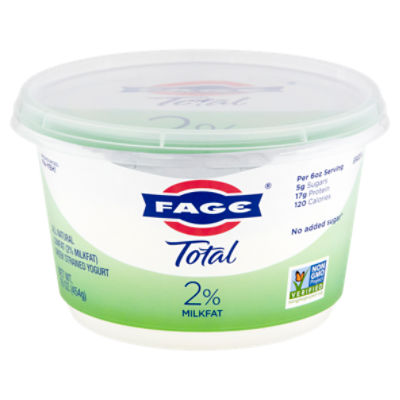 Fage Total 2% Milkfat All Natural Greek Strained Yogurt, 16 oz