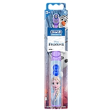 Oral-B Disney Frozen II Kids Soft Battery Toothbrush, 3+ Yrs
