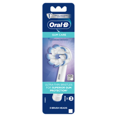 Oral-B Gum Care Replacement Brush Heads, 3 count