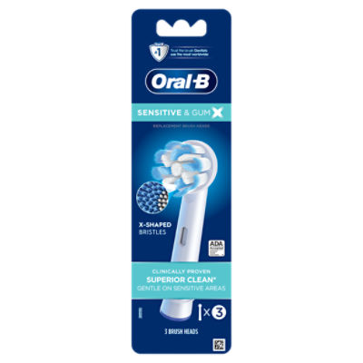 OralB Gum Care Replacement Brush Heads, 3 count ShopRite