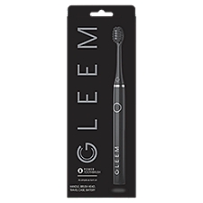 Gleem Black, Power Toothbrush, 1 Each