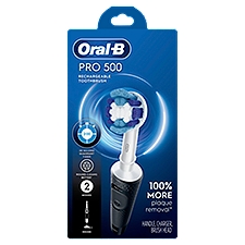Oral-B Pro 500 Black Rechargeable Toothbrush