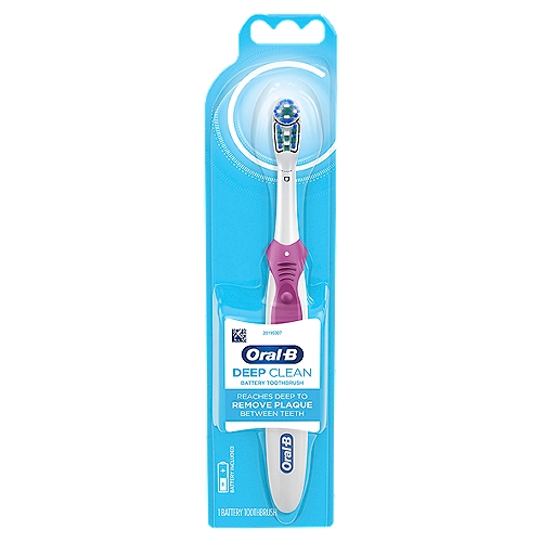 Oral-B Complete Battery Powered Toothbrush, 1 Count, Colors May Vary