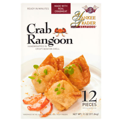 Yankee Trader Seafood Crab Rangoon, 12 count, 11 oz, 11 Ounce