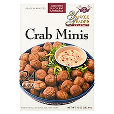 Yankee Trader Seafood Crab Minis, 24 count, 10 oz