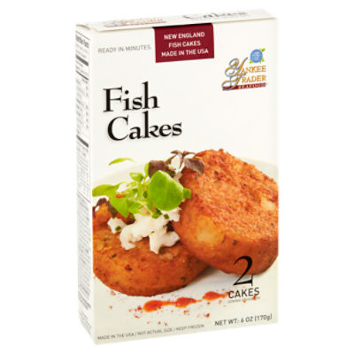 Yankee Trader Seafood Fish Cakes, 2 count, 6 oz