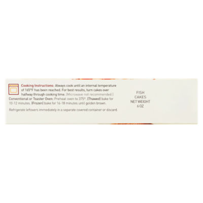 Yankee Trader Seafood Fish Cakes, 2 count, 6 oz