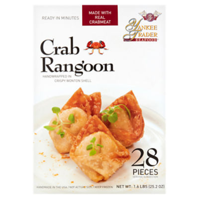 Yankee Trader Seafood Crab Rangoon, 28 count, 1.6 lbs, 28 Each