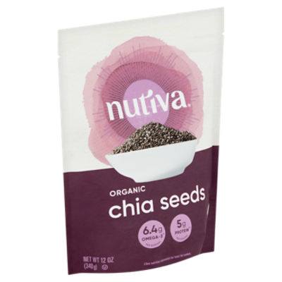 Nutiva Organic Chia Seeds, 12 oz