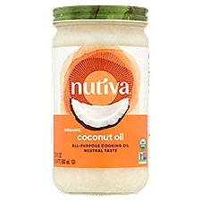 Nutiva Nurture Vitality Organic Coconut Oil, 14 fl oz
