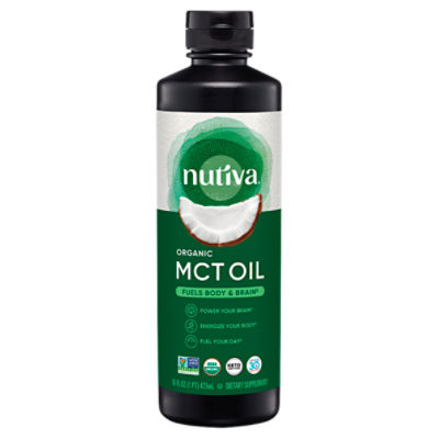 Nutiva Organic MCT Oil Dietary Supplement, 16 fl oz