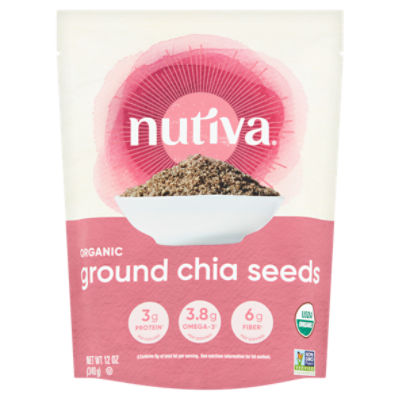 Nutiva Organic Ground Chia Seeds, 12 oz