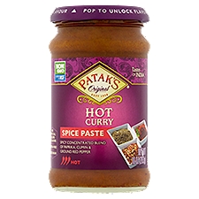 Patak's Original Hot Curry Spice Paste, 10 oz, 10 Ounce