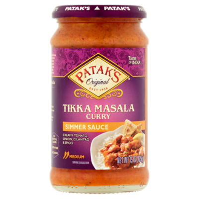 Patak's Original Tikka Masala Curry Simmer Sauce, 15 oz ShopRite