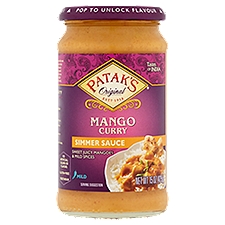 Patak's Original Mango Curry Simmer Sauce, 15 oz