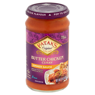 Patak s Original Butter Chicken Curry Simmer Sauce 15 oz Price Rite