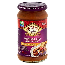 Patak's Original Vindaloo Spicy Curry, Simmer Sauce, 15 Ounce