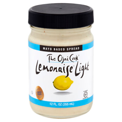 The Ojai Cook Lemonaise Light Mayo Based Spread, 12 fl oz